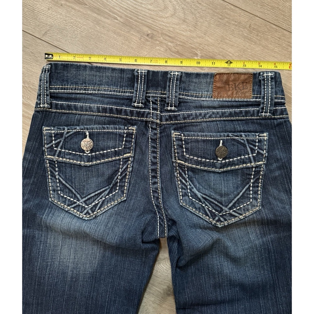 Buckle Women's Boot Cut Jeans - Dark Blue - Picture 7 of 10